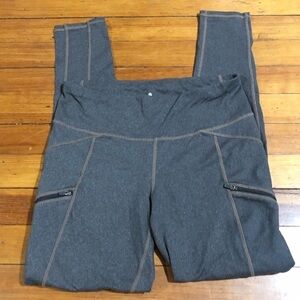 Athleta Leggings With Zip women’s size M